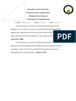 Deber #1 Fundamentos de La Administración