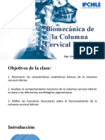 Clase 3 - BiomecÃ¡nica de La Columna Cervical Inferior