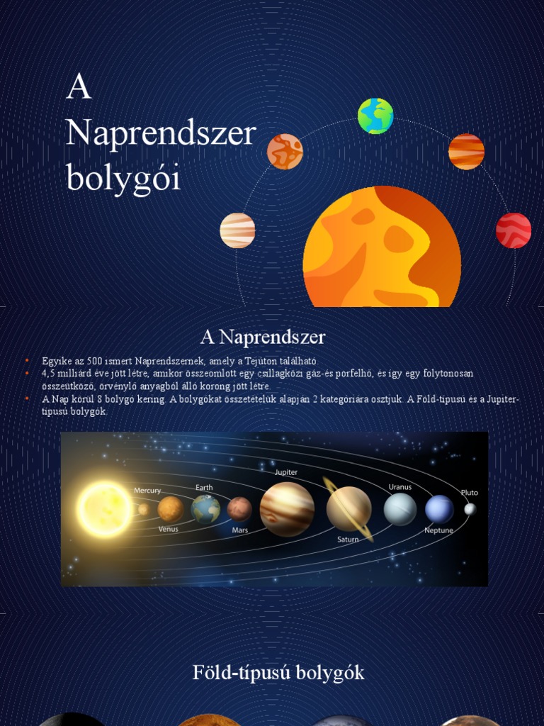 A Naprendszer Bolygói | PDF