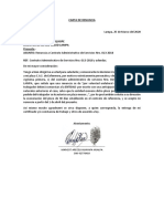 Carta de Renuncia