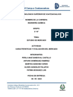 Actividad 1.2 Caracteristicas y Evaluación Del Mercado - Equipo Fumaa