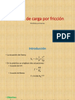 Pérdida de Carga Por Fricción