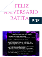 Feliz Aniversario Ratita