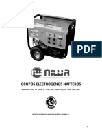 Grupos Electrógenos Nafteros: MODELOS: GNW 9,5 - GNW 12 - GNW 28/E - GNW 55/E/ER - GNW 70ER/73ER