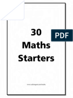 30-maths-starters1