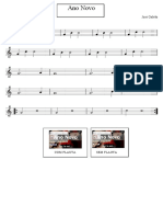 Ano Novo Música José Galvão - Partitura Para Flauta - Educação Musical
