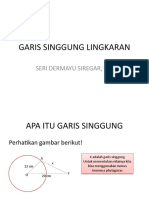 Garis Singgung Lingkaran Bagian 1