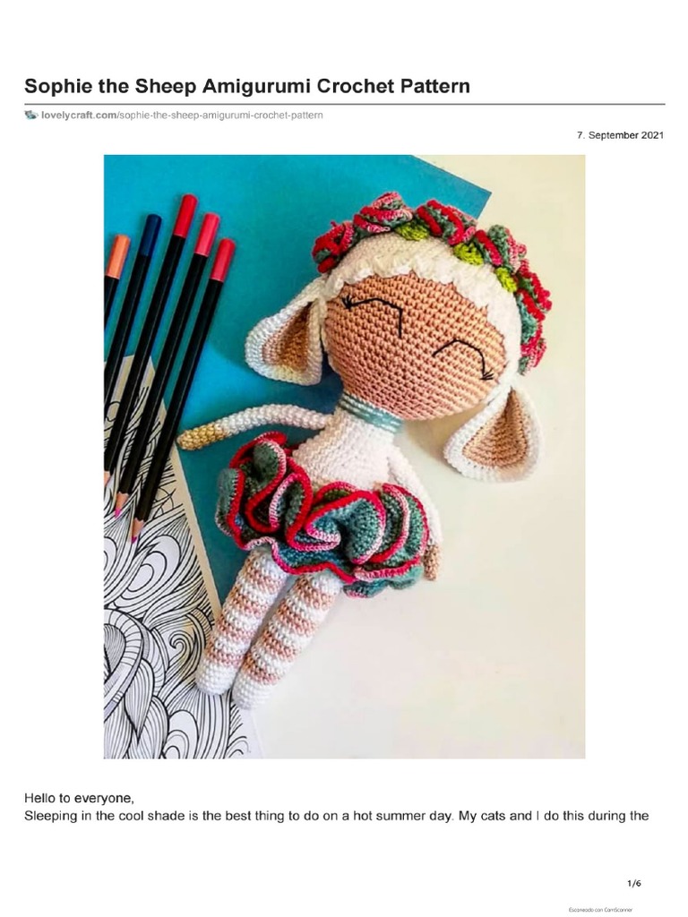 PDF Little Doll Amigurumi Crochet Free Pattern - Lovelycraft