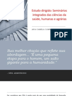 Seminários Integrados Das Ciências Da Saúde, Humanas e Agrárias