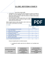 Tema 4 PSICOLOGIA DEL SENTIDO COMUN