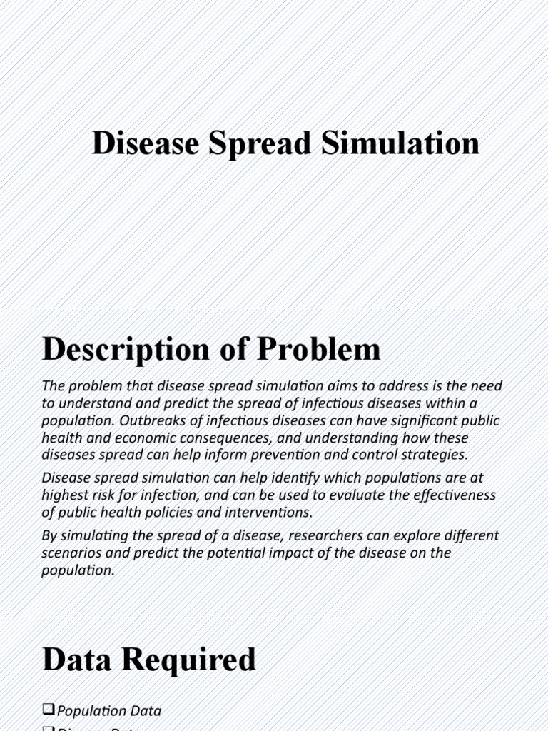Disease Spread Simulation PDF