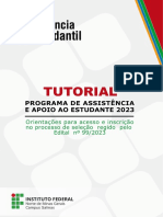 Orientações completas para inscrição no Edital do PAAE 2023