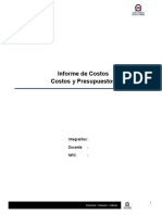 Informe Costos y Presupuestos Final