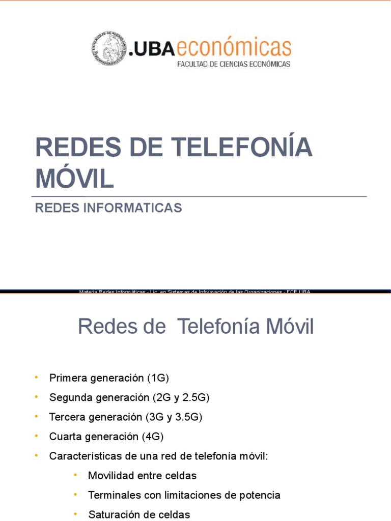 3d-Redes de Telefonia Movil | PDF | 3 G | Gsm