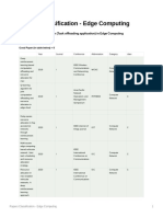 Papers Classification Edge Computing