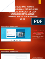 FLS2N SMP 2023 - Tutorial Dashboard Admin Sekolah Ajang Talenta