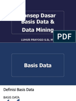 Basis Data & Data Mining Konsep Dasar