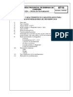 Datos característicos garantizados transformadores distribución