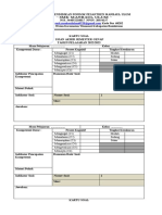 Format Kartu Soal Uas K13