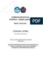 LKPD - Phrasal Verb Lintas Minat Bahasa Inggris Kelas XI