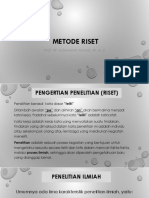 Metode Riset: Prof. Dr. Mohammad Mulyadi, Ap., M. Si