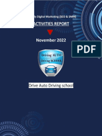 Monthly Activities Report - Drive Auto Driving School
