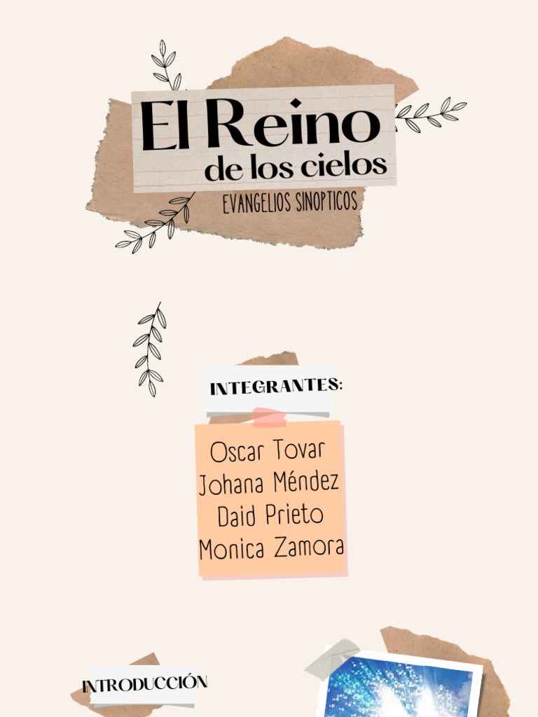 Evangelio del Reino en los Sinópticos | PDF | Evangelio de Mateo ...