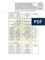 Rundown Acara Festival Syair Maulid Habsyi