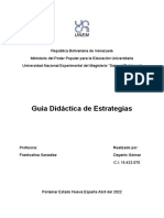 Guía de Estrategias Didáctica