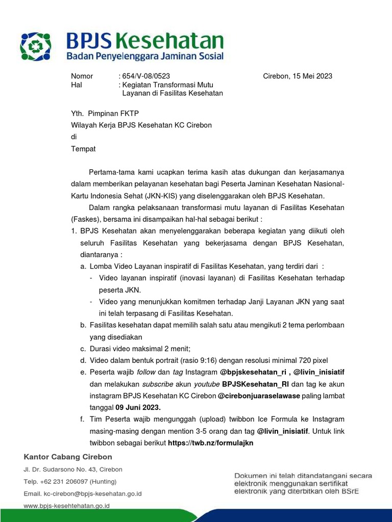 Surat fast dan ice formula fktp pdf