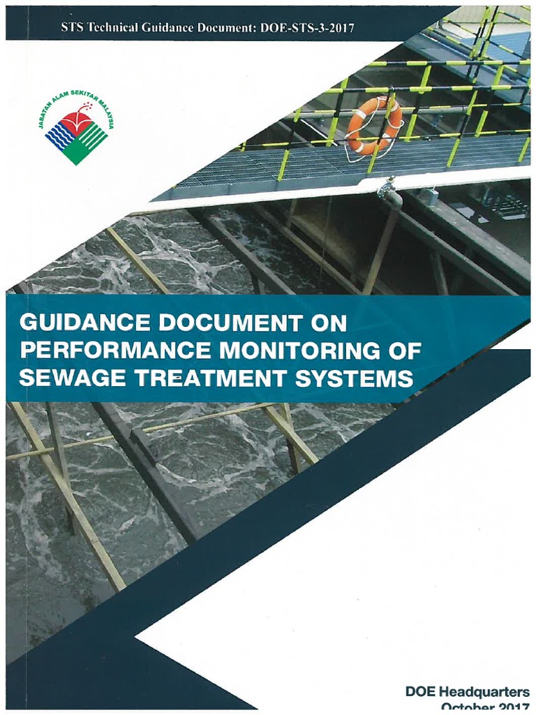 Guidance Document On Performance Monitoring of Sewage Treatment Systems ...