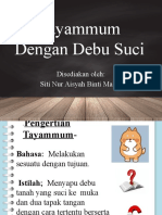 Tayammum Dengan Debu Suci