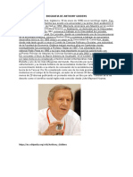 Biografia de Anthony Giddens