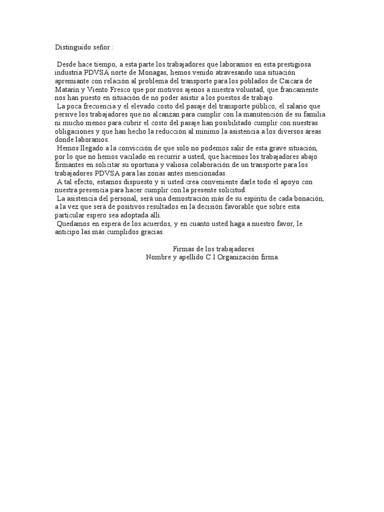 Distinguido Señor | PDF