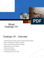 Wood Coatings 101 Part 1