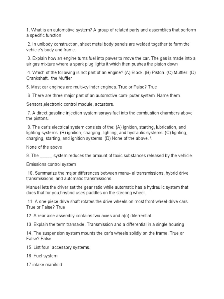 Chapter 1 Review Questions | PDF