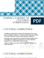 PurnelLs Model of Cultural Competence