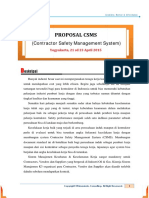 PROPOSAL CSMS (Contractor Safety Management System)