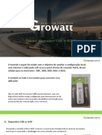 5 Como Usar o Dispositivo de Comissionamento Local WIFI To USB Da Growatt Familia X