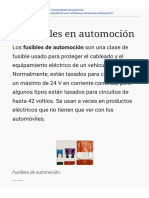 Componentes Del Automóvil Fusibles en Automoción