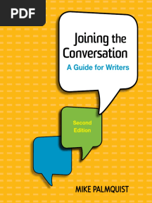 Joining The Conversation A Guide For Writers by Mike Palmquist