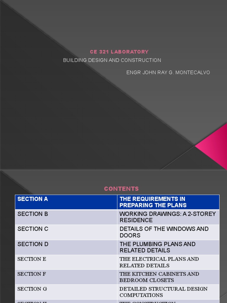 Building System Design Lab | PDF | Architect | General Contractor