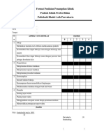 Formulir Penilaian Penampilan Klinik