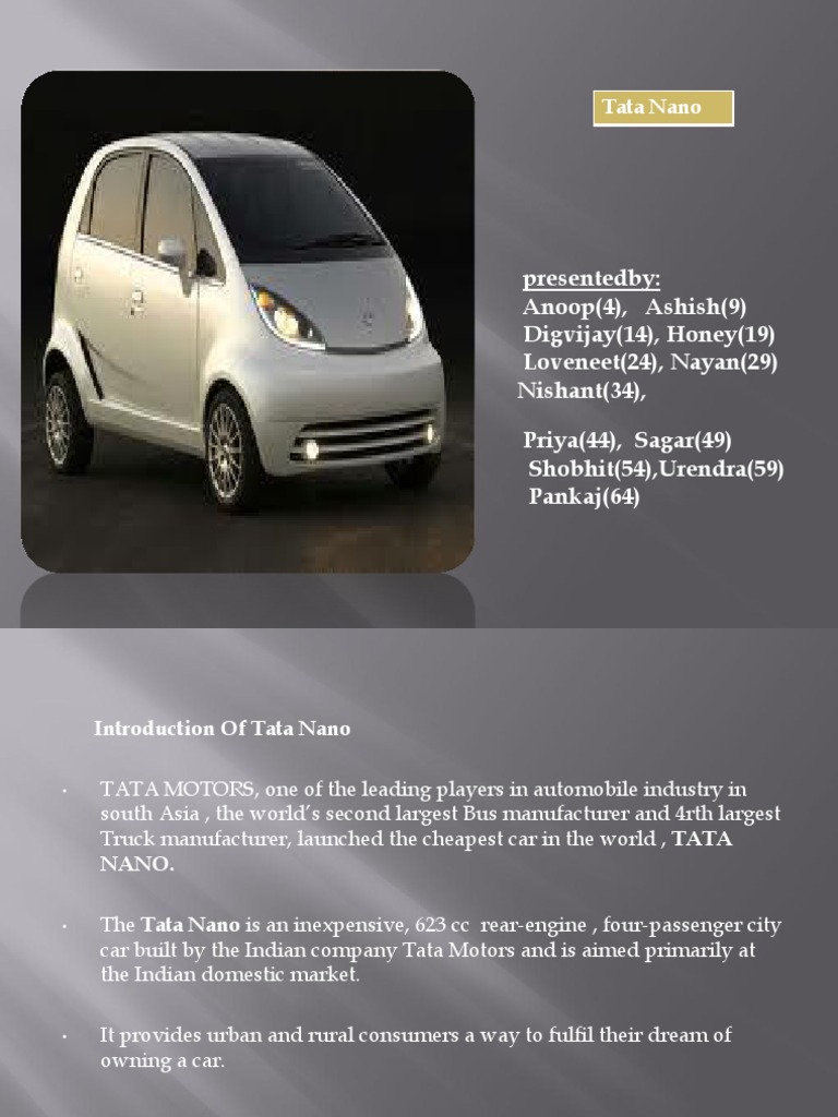 Mba cim tata nano case study 06 picture