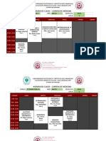 Horario de Clases Semestrales Mayo 2023