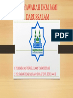 Pamplet Musyawarah DKM Jami' Darussalam