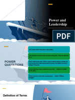 C Power and Leadership