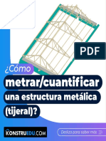 Cómo Metrarcuantificar Una Estructura Metálica (Tijeral)