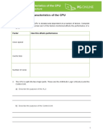 Year 9 Computer Science Systems Worksheet L2