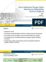 Prof. Masyhuri - Peran Ketahanan Pangan Dalam Mendukung Kebangkitan Ekonomi Regional